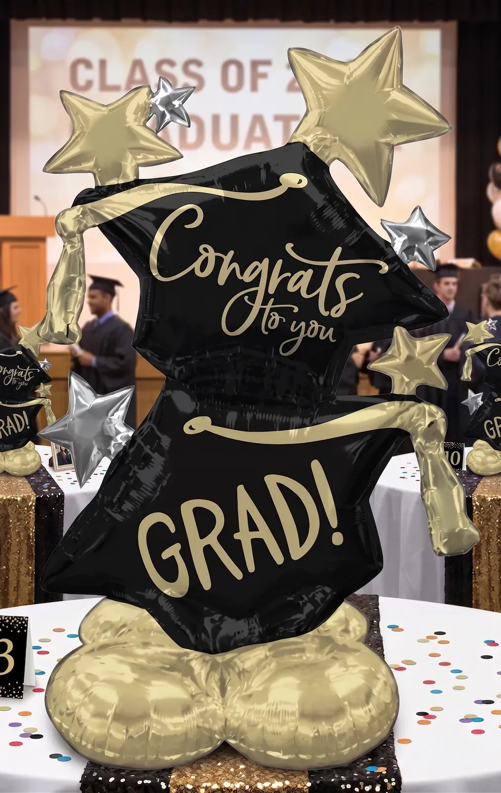 Congrats Grad Balloon Stand