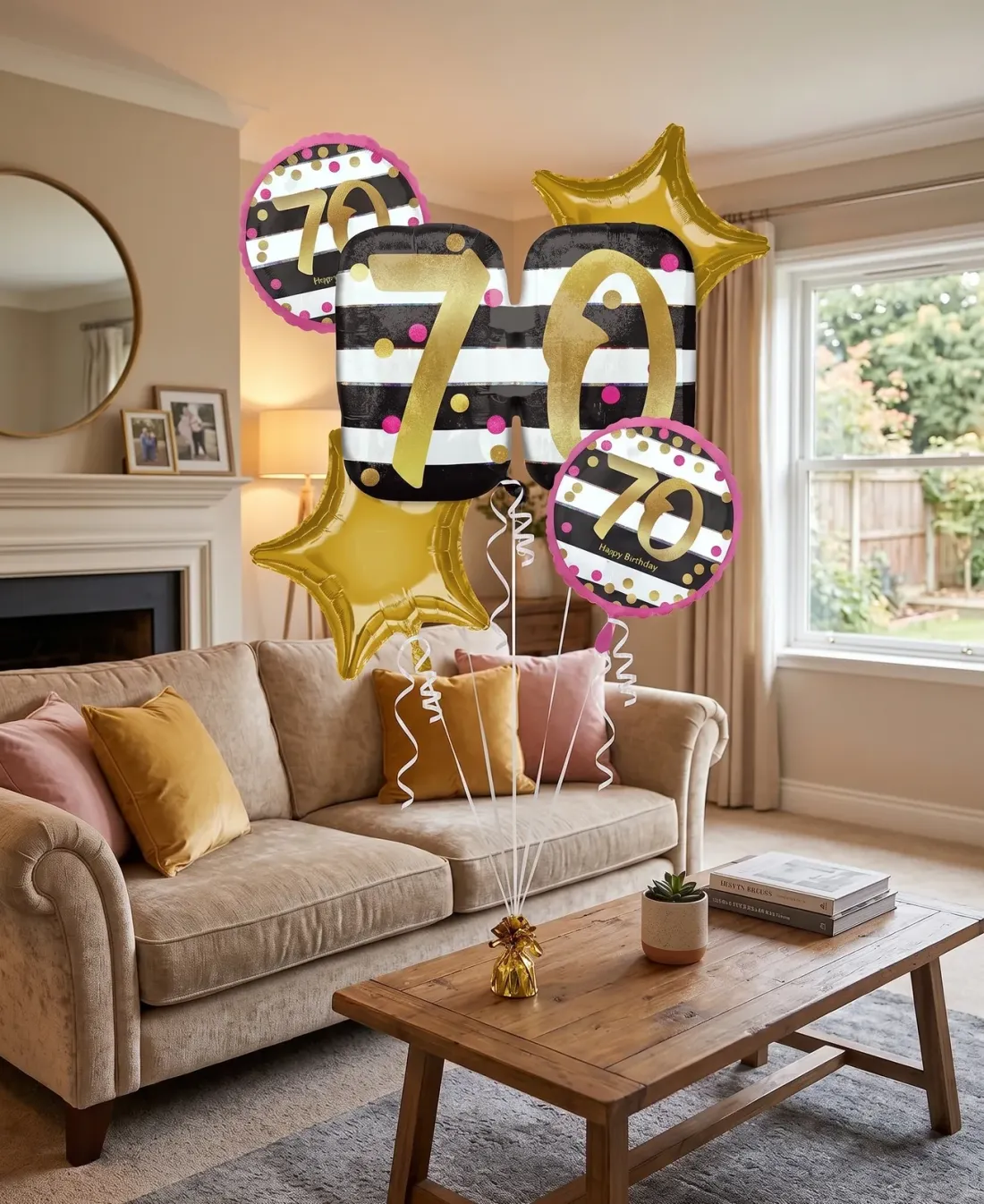 70th Birthday Number Set