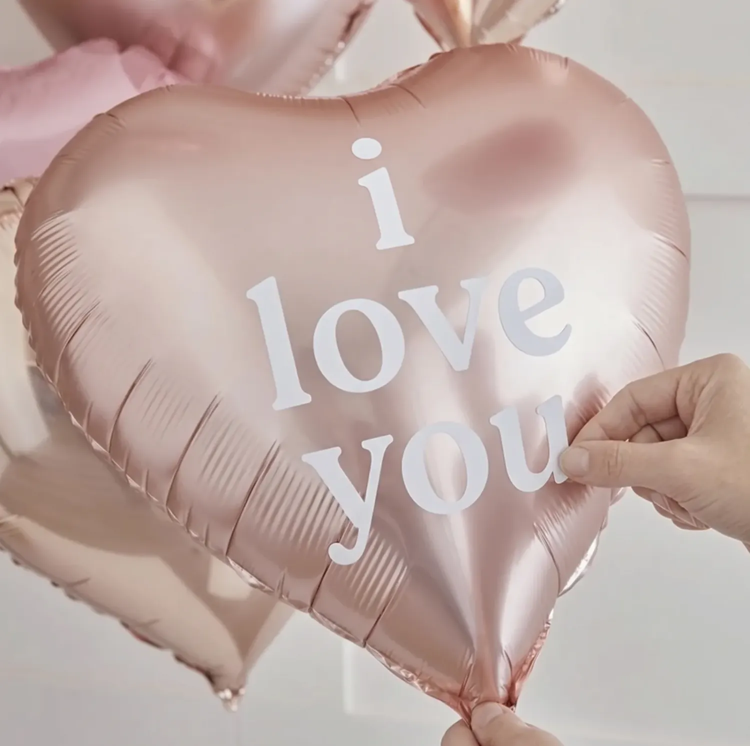 Personalized Heart Balloons