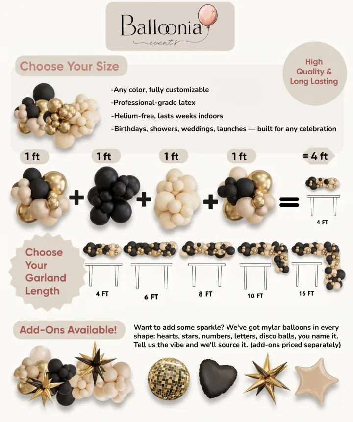 Luxury Balloon Garland