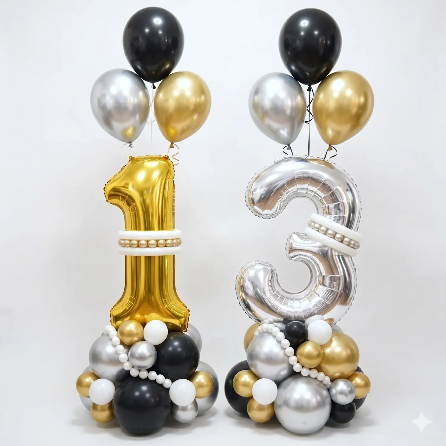 Balloon Numbers Stand (Helium-Filled)